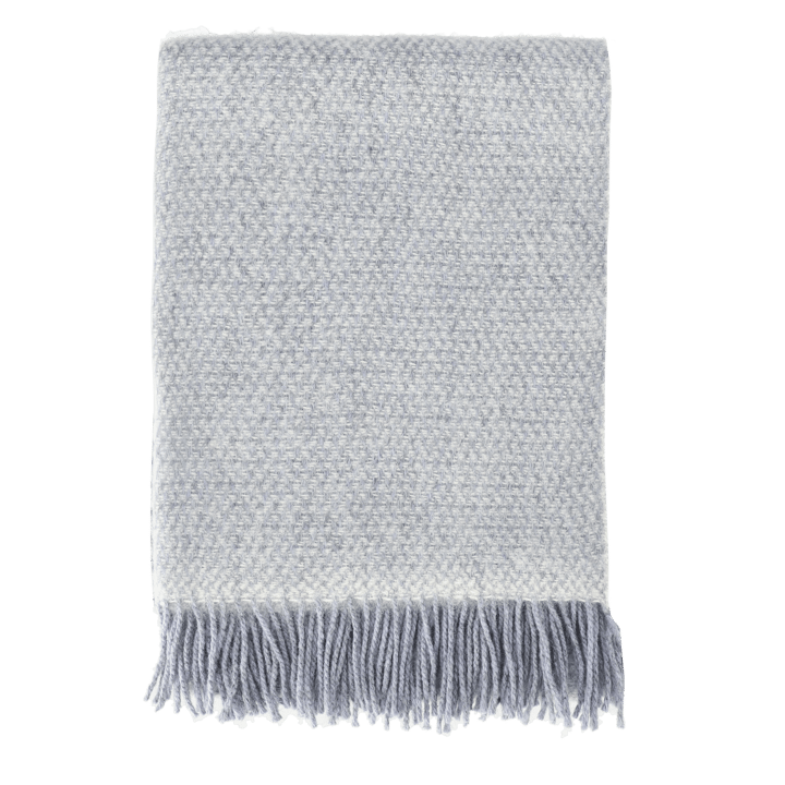 Sandstone wollen plaid 130x180 cm - Blauwgrijs Melange - Scandi Living