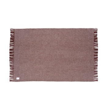 Sandstone wollen plaid 130x180 cm - Burgundy - Scandi Living