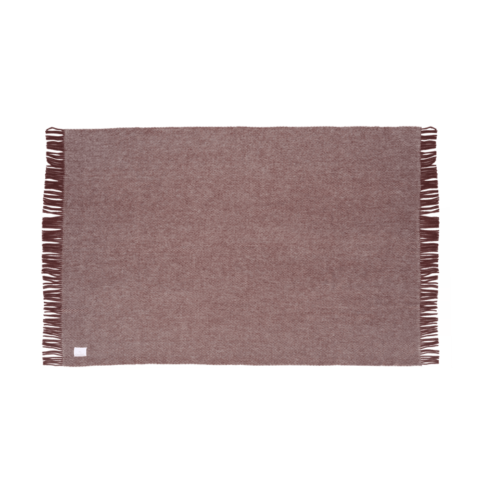 Sandstone wollen plaid 130x180 cm, Burgundy Scandi Living