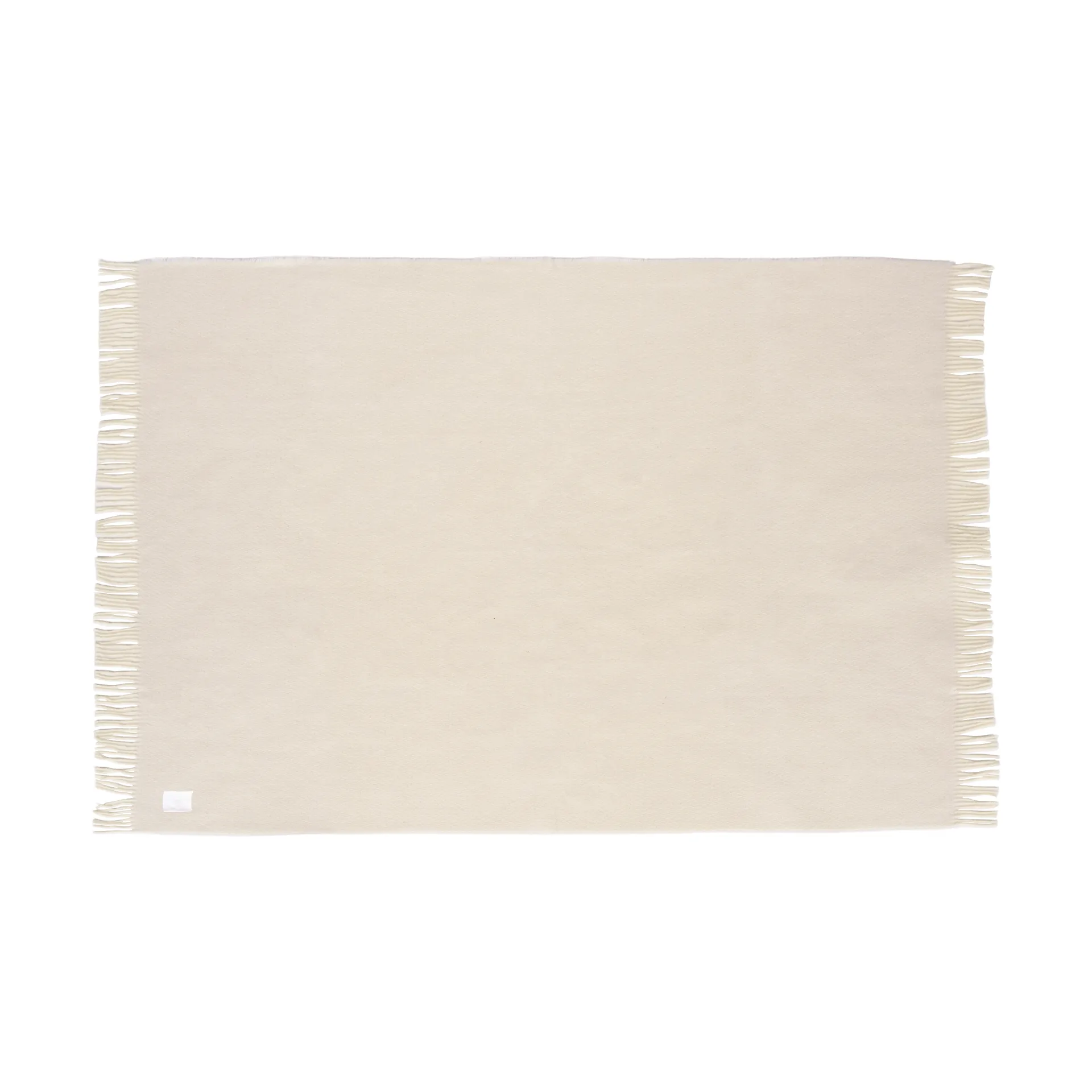 Sandstone wollen plaid 130x180 cm, Creme Scandi Living