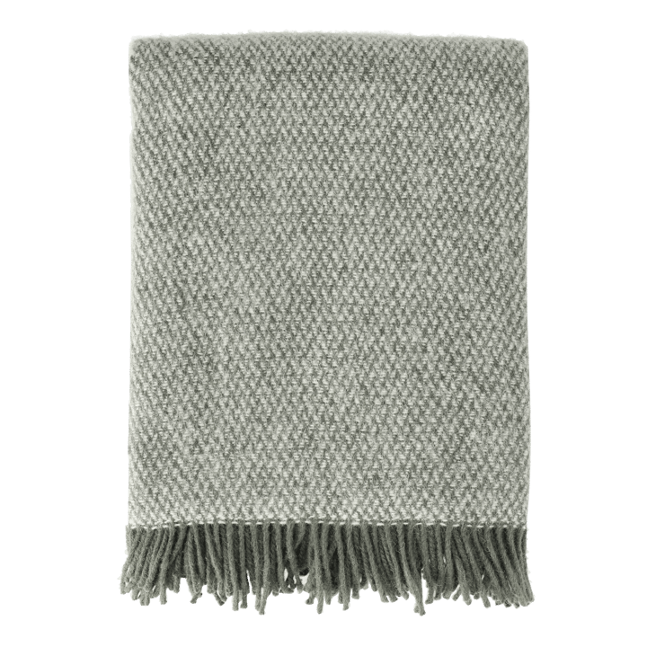 Sandstone wollen plaid 130x180 cm - Khaki groen - Scandi Living