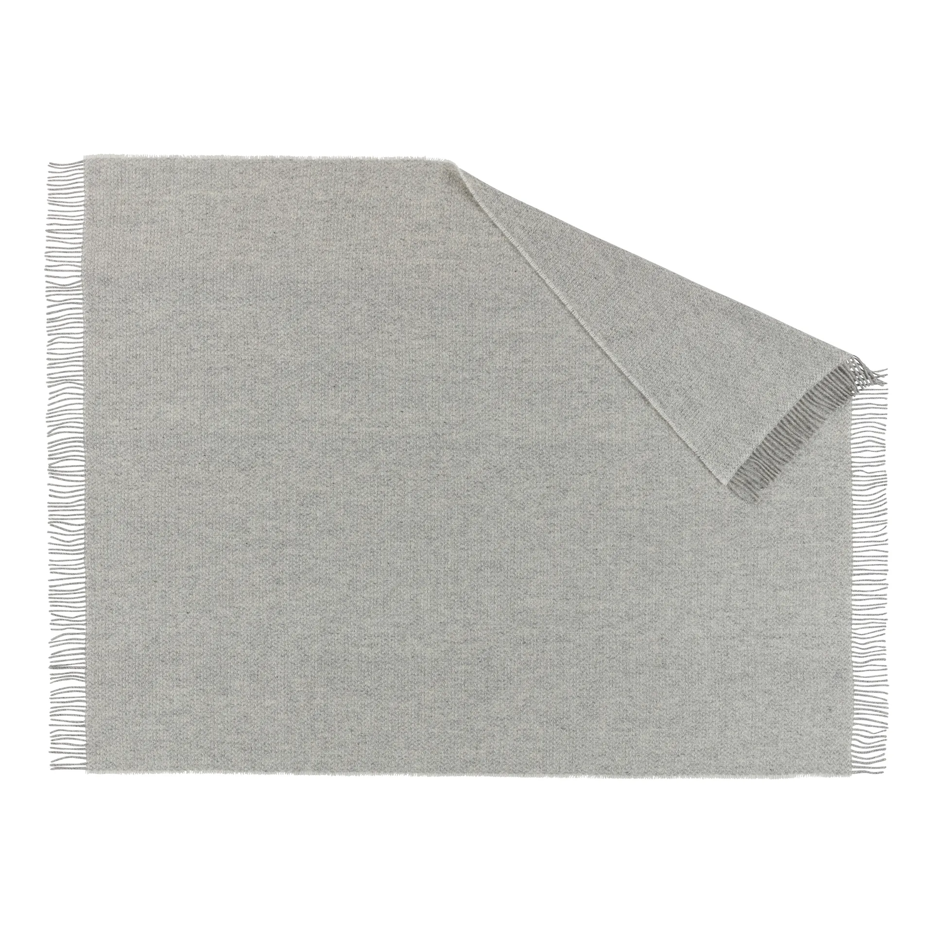 Sandstone wollen plaid 130x180 cm, Lichtgrijs Scandi Living