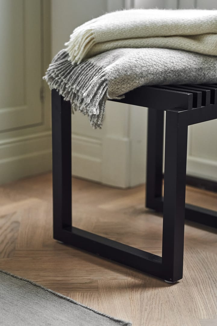 Sandstone wollen plaid 130x180 cm, Lichtgrijs Scandi Living