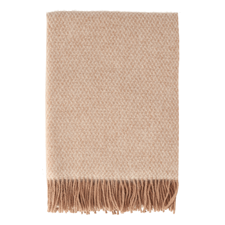 Sandstone wollen plaid 130x180 cm - Mocca - Scandi Living