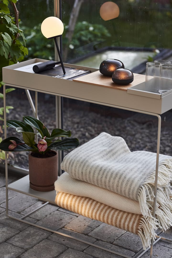 Sandstone wollen plaid 130x180 cm, Off-white Scandi Living