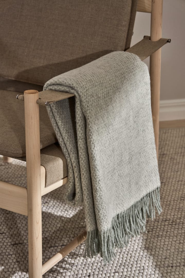 Sandstone wollen plaid 130x180 cm, Sage Melange Scandi Living