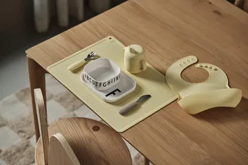 Silly slabbetje siliconen 2-pack - Blush-lemon - Scandi Living