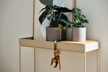 Sleek bloempot Ø12 cm - Beige - Scandi Living