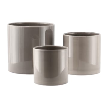 Sleek bloempot Ø12 cm - Beige - Scandi Living