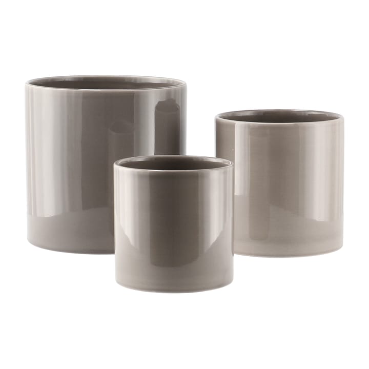 Sleek bloempot Ø12 cm, Beige Scandi Living