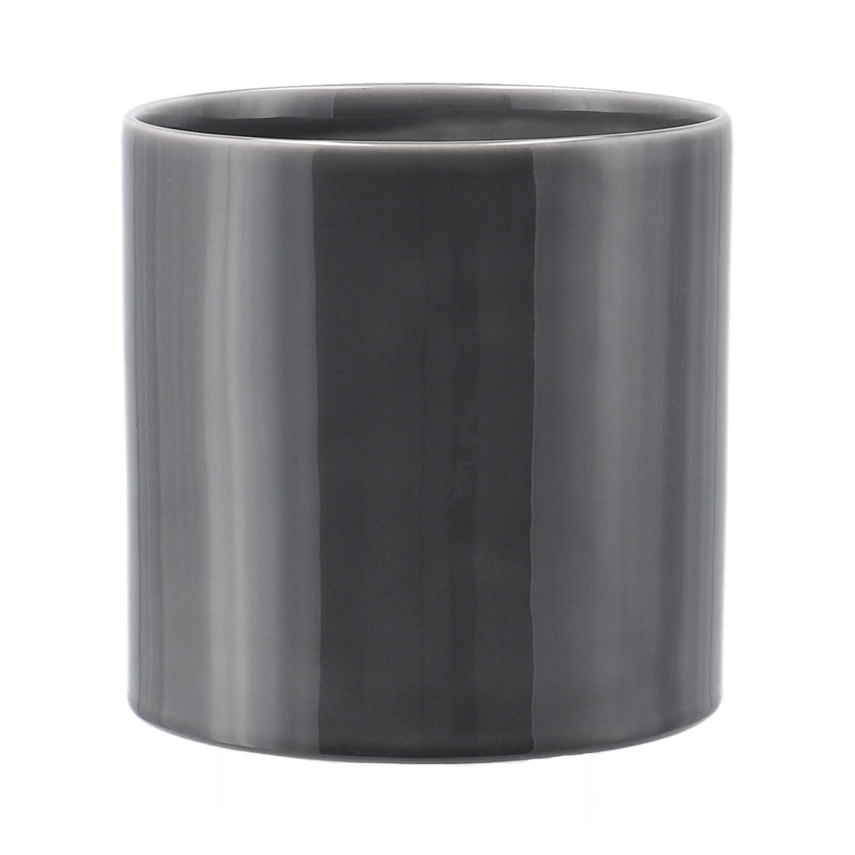 Scandi Living Sleek bloempot o12 cm Charcoal | Scandinavisch Interieur | Bloempotten | Grijs