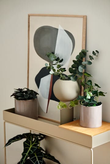 Sleek bloempot Ø15 cm - Beige - Scandi Living