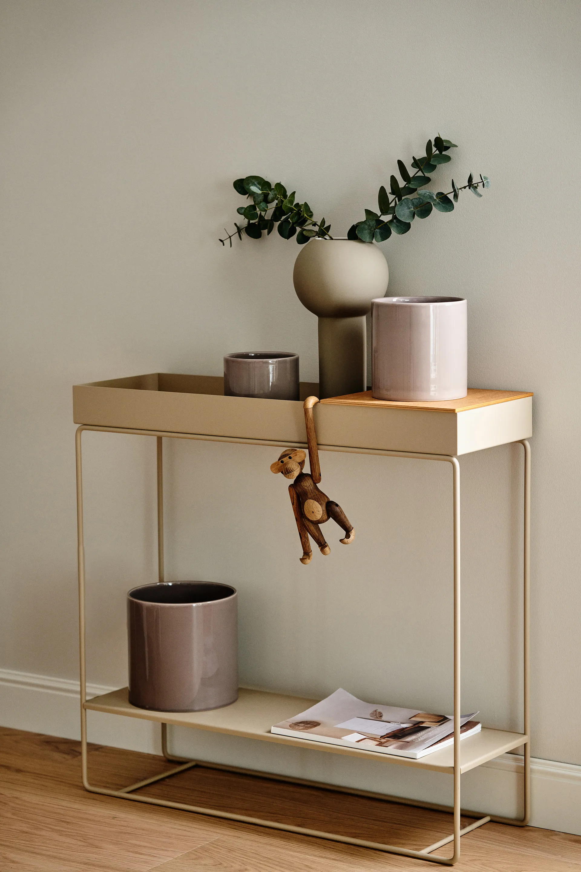 Sleek bloempot Ø19 cm, Beige Scandi Living