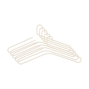 Smooth kledinghanger 5-pack - Beige - Scandi Living