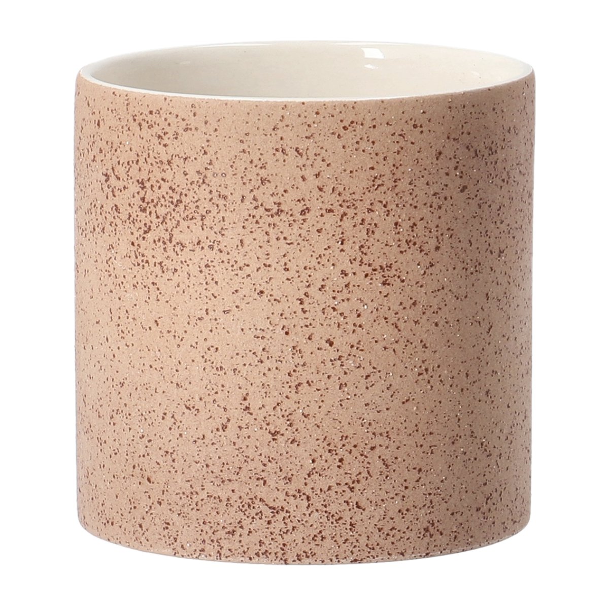 Scandi Living Speckled bloempot o12 cm Rust | Scandinavisch Interieur | Bloempotten | Bruin