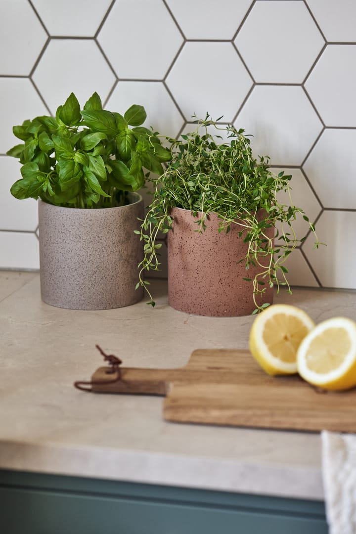 Speckled bloempot Ø12 cm, Rust Scandi Living