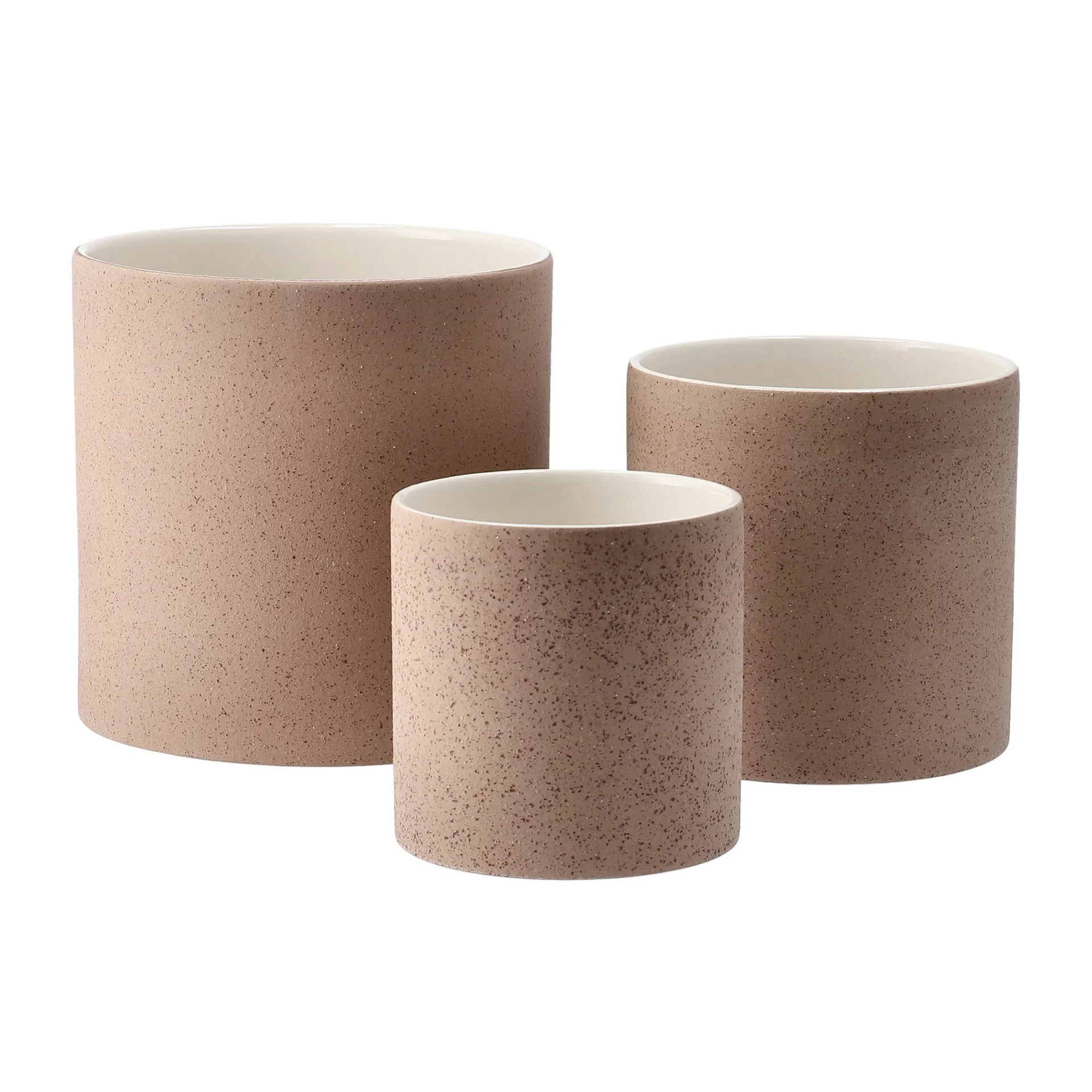 Speckled bloempot Ø12 cm, Rust Scandi Living