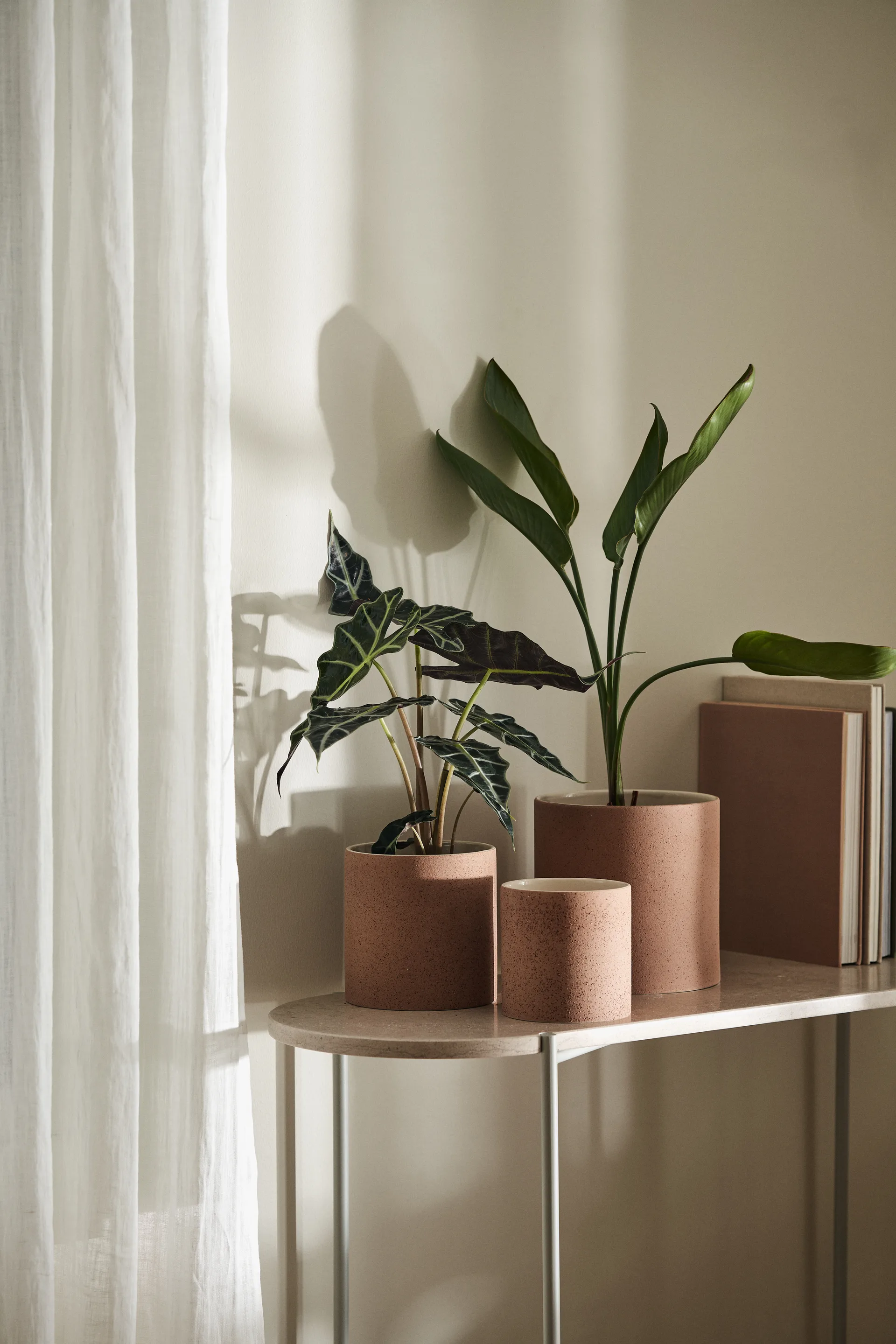 Speckled bloempot Ø19 cm, Rust Scandi Living