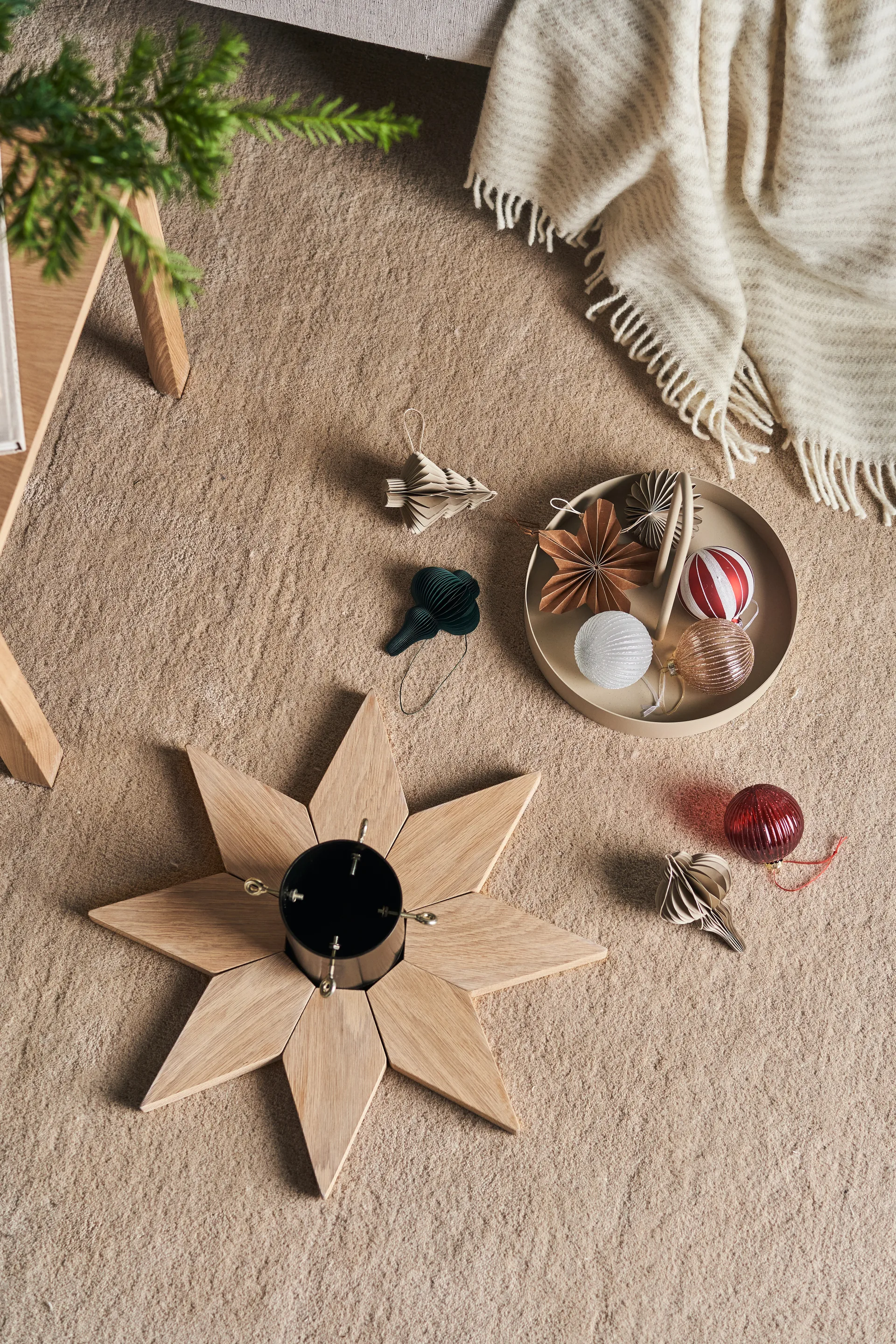 Spira kerstballen 4-pack, Forest Green Scandi Living