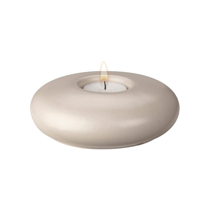 Stone waxinelichtjeshouder Ø13 cm - Beige - Scandi Living