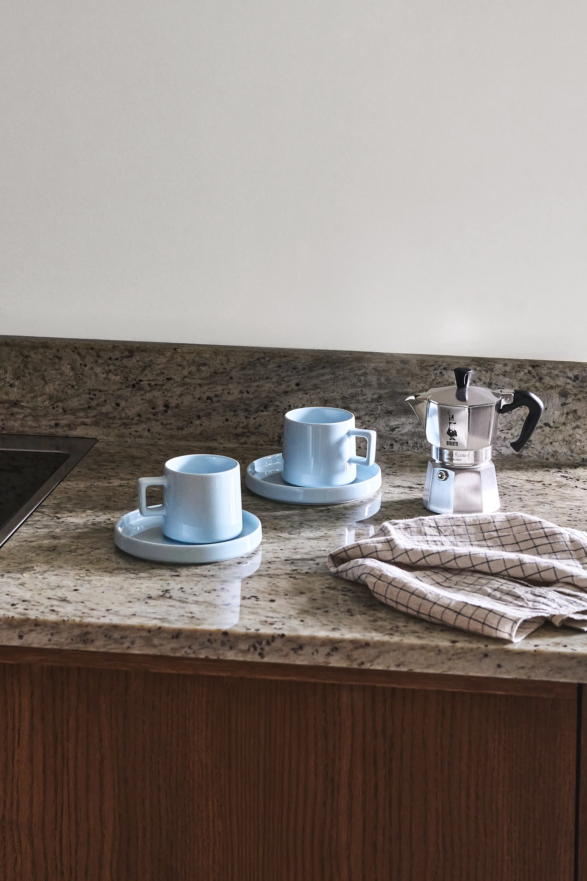 Taper bord 14 cm, Lichtblauw Scandi Living