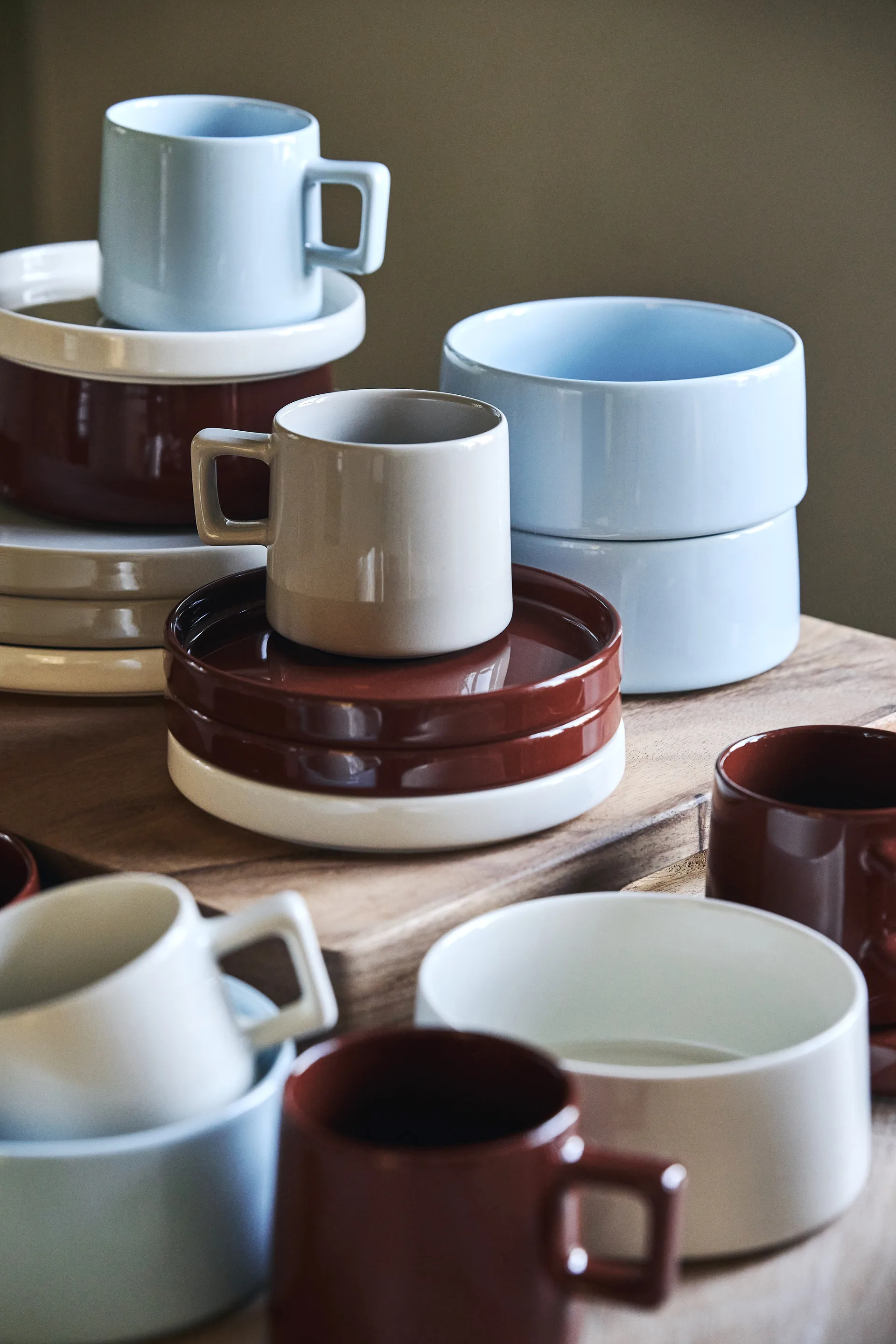 Taper ontbijtset 12-delig - Wit,  Scandi Living