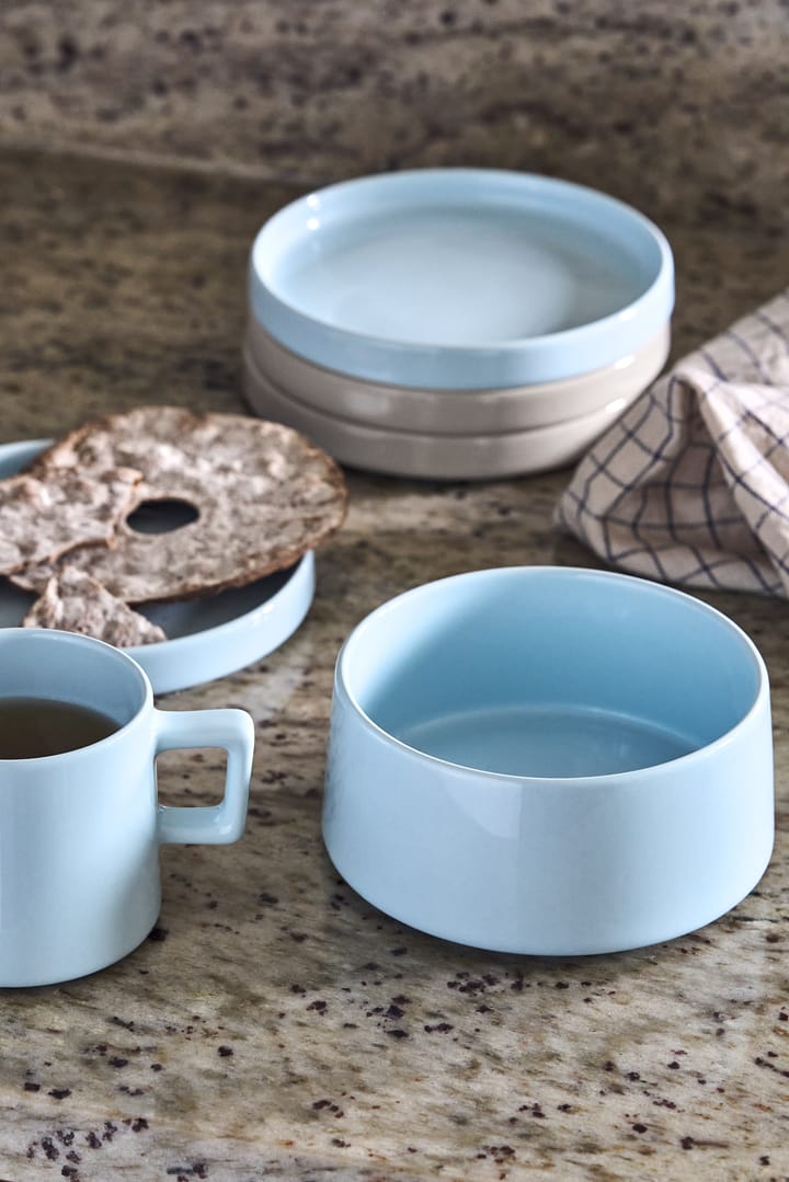 Taper schaal Ø13,3 cm, Lichtblauw Scandi Living
