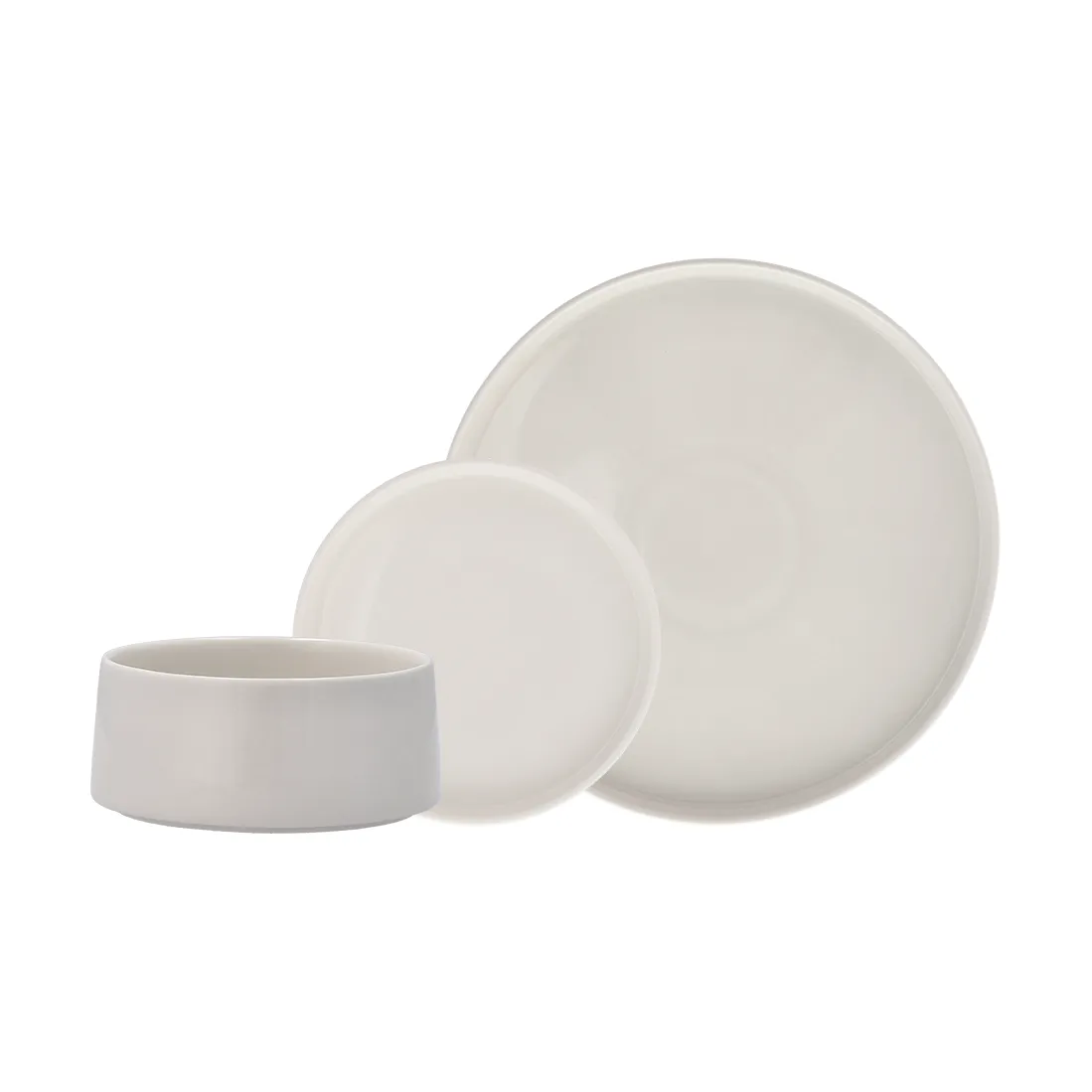 Taper servies set 12-delig - Wit,  Scandi Living