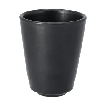 Terra cappuccinokop - Zwart steengoed, 14,5 cl - Scandi Living