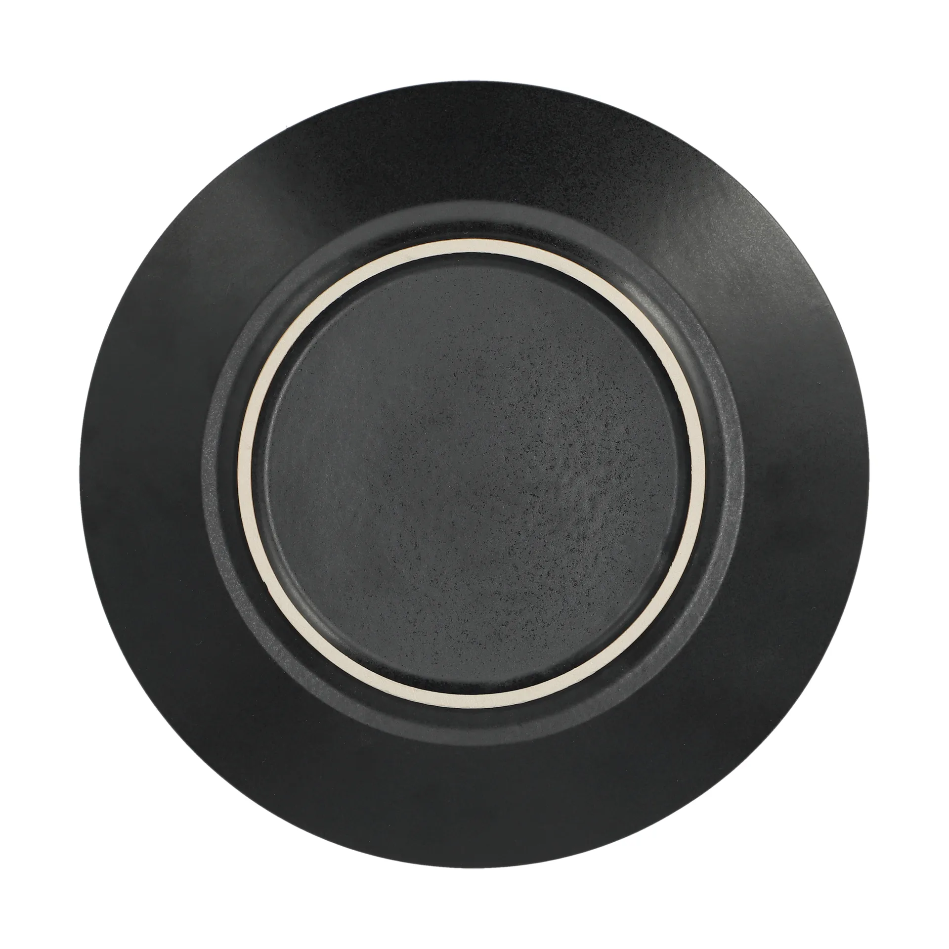 Terra dinerbord, Zwart steengoed, Ø26,5 cm Scandi Living