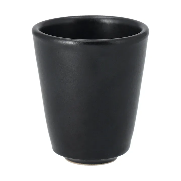 Terra espressokop - Zwart steengoed, 6,5 cl - Scandi Living