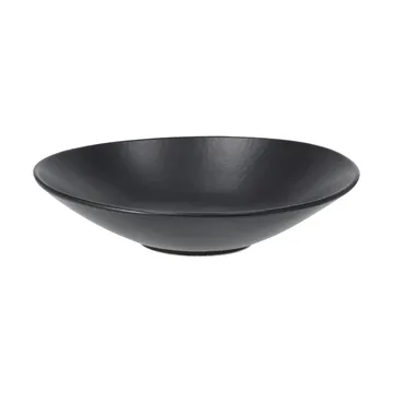 Terra pastabord - Zwart steengoed, Ø22,5 cm - Scandi Living