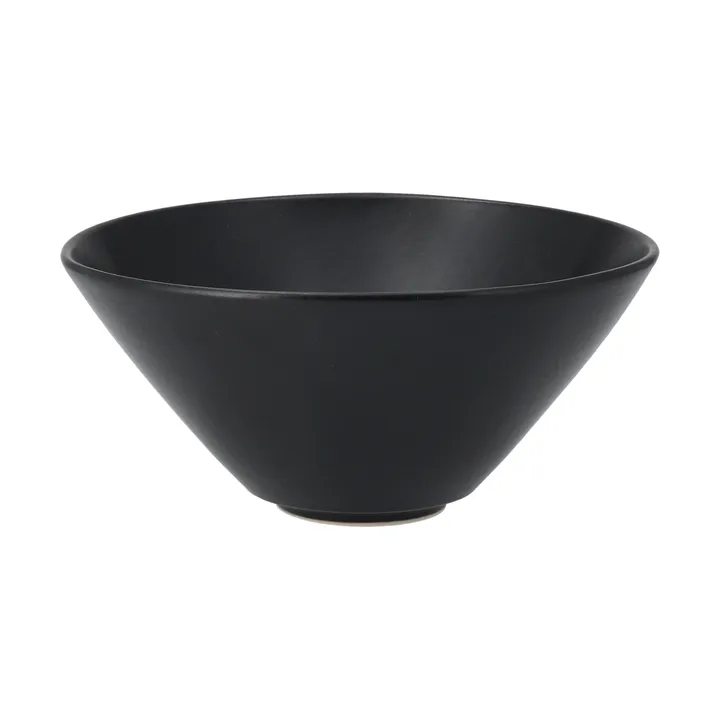 Terra ramenschotel - Zwart steengoed, Ø20 cm - Scandi Living