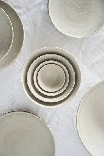 Terra saladeschaal - Beige steengoed, Ø30 cm - Scandi Living