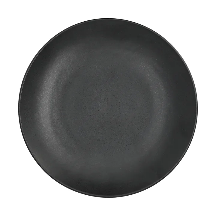 Terra schotel - Zwart steengoed, Ø22 cm - Scandi Living