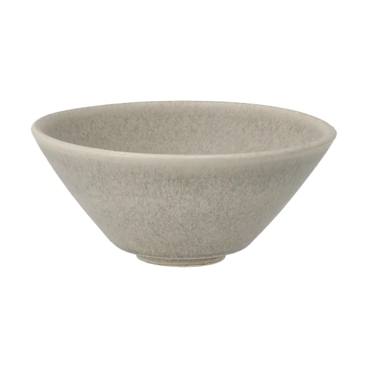 Terra serveerschaal - Beige steengoed, Ø12 cm - Scandi Living