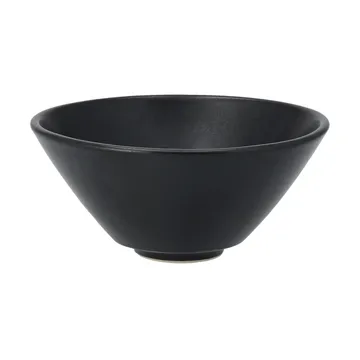 Terra serveerschaal - Zwart steengoed, Ø12 cm - Scandi Living