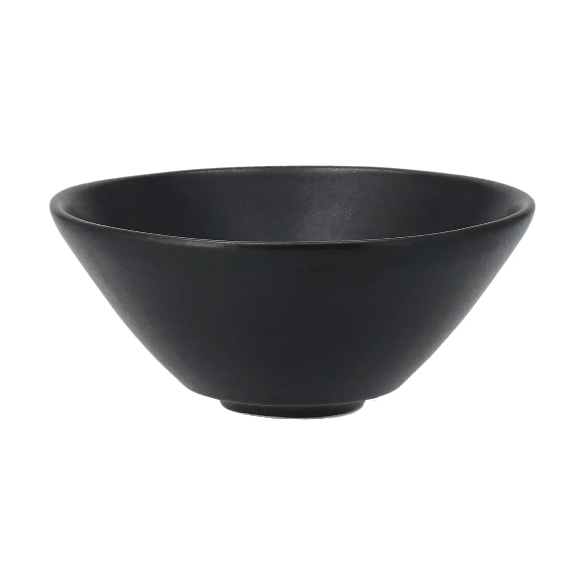 Terra serveerschaal, Zwart steengoed, Ø9,5 cm Scandi Living