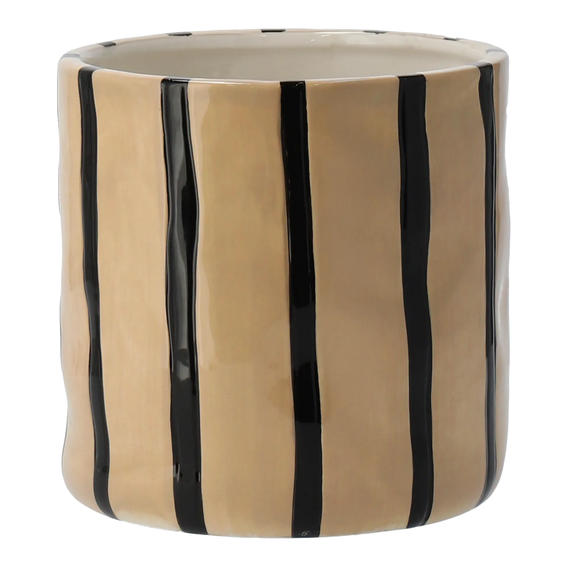 Thrive pot Ø16 cm, Beige-zwart Scandi Living