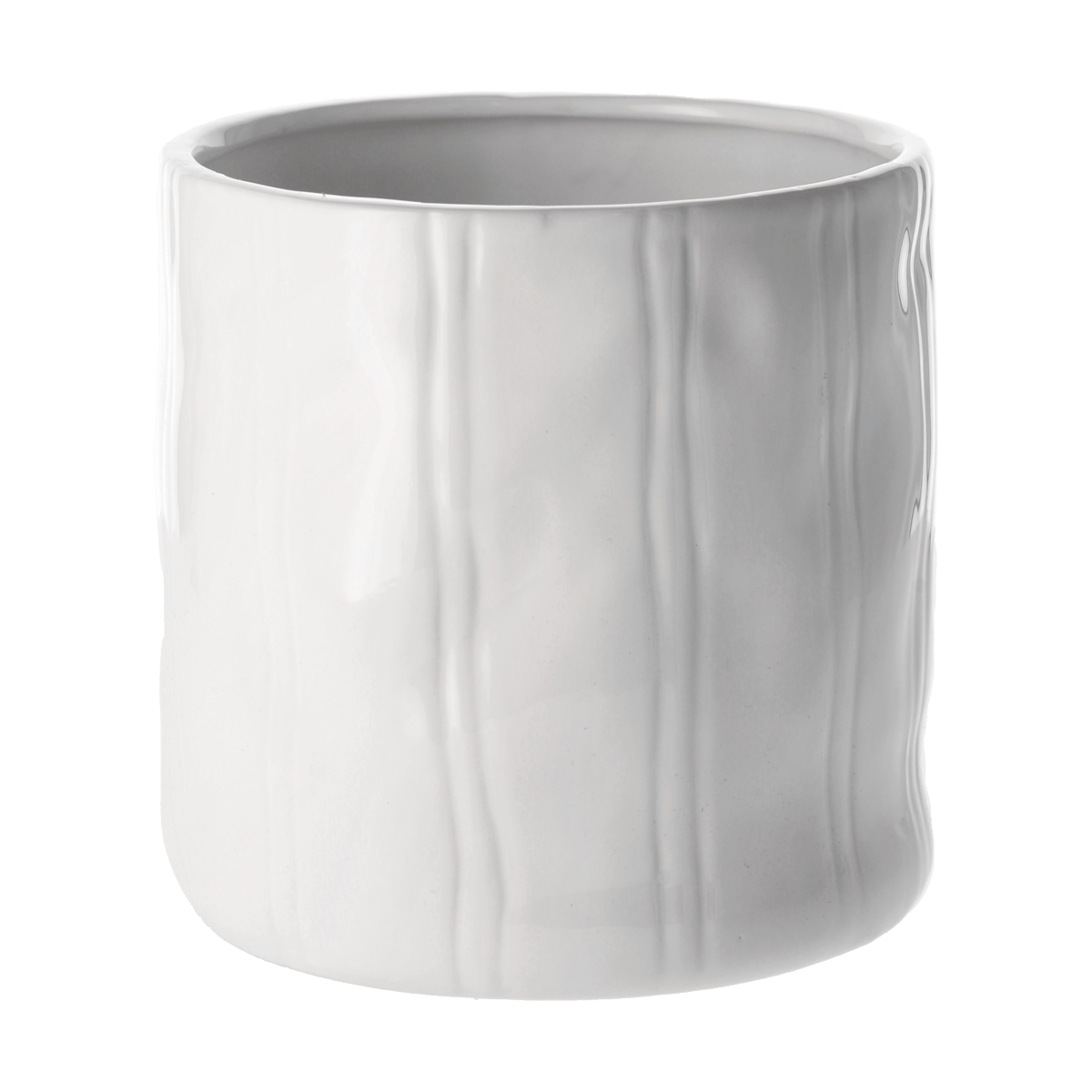 Scandi Living Thrive pot o16 cm Wit-wit | Scandinavisch Interieur | Bloempotten | Wit