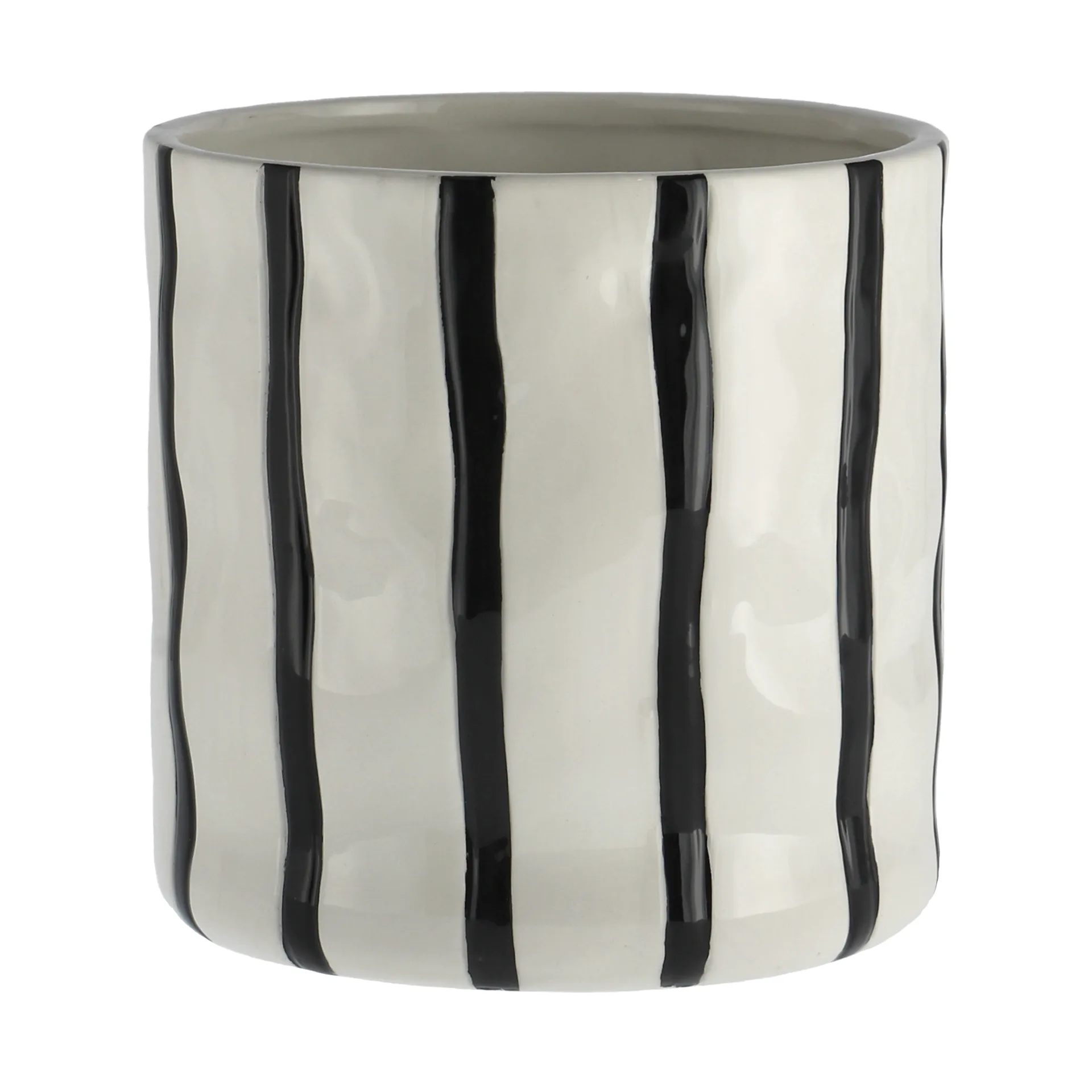 Thrive pot Ø16 cm, Wit-zwart Scandi Living