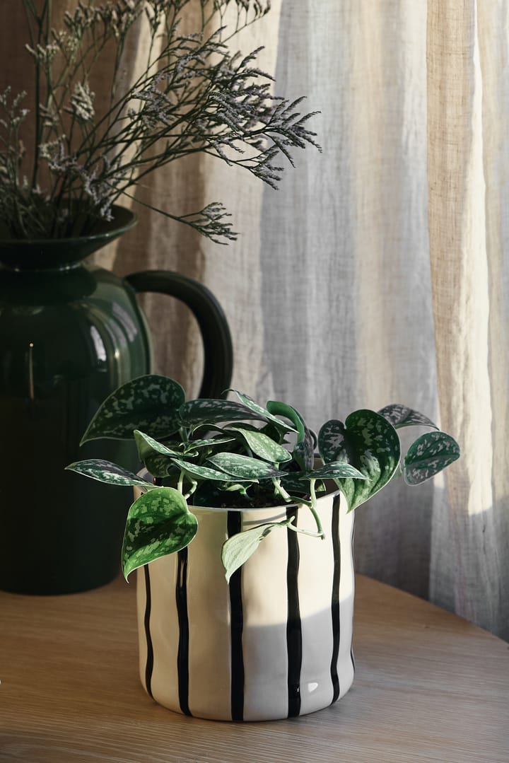 Thrive pot Ø16 cm, Wit-zwart Scandi Living