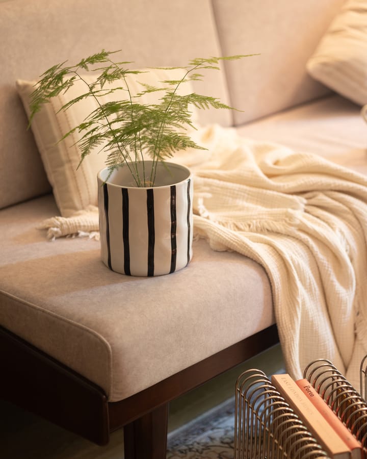 Thrive pot Ø16 cm, Wit-zwart Scandi Living