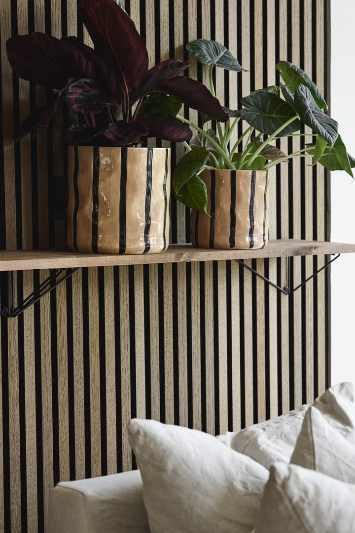 Thrive pot Ø20 cm, Beige-zwart Scandi Living