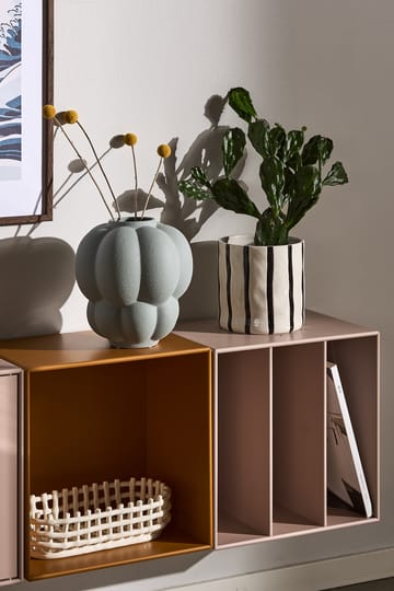 Thrive pot Ø20 cm - Wit-zwart - Scandi Living