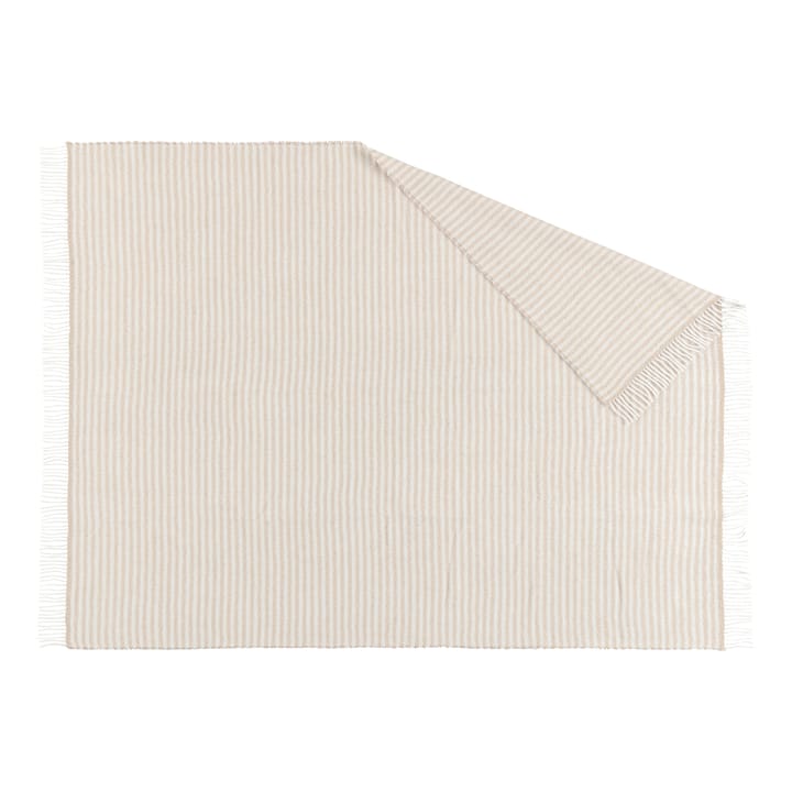 Tidal wollen plaid 130x180 cm, Beige Scandi Living