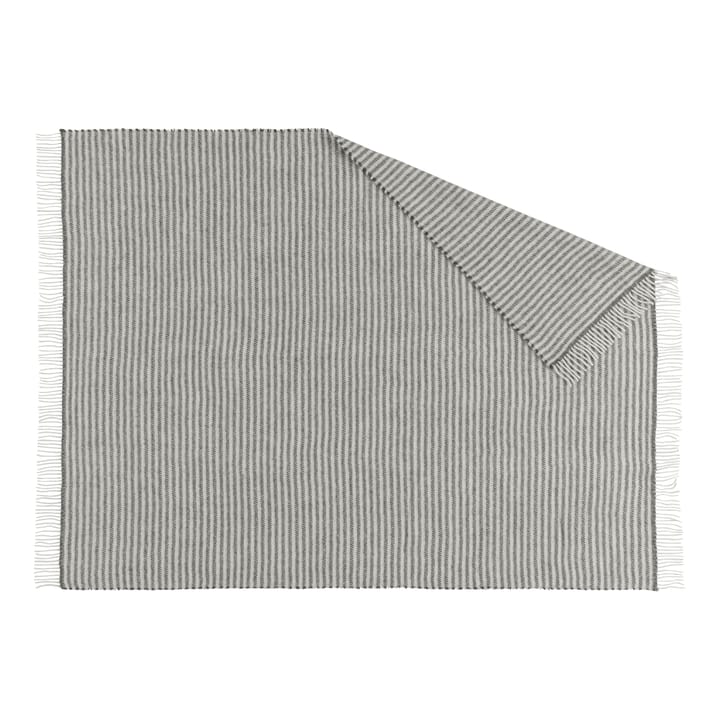 Tidal wollen plaid 130x180 cm, Donkergrijs Scandi Living