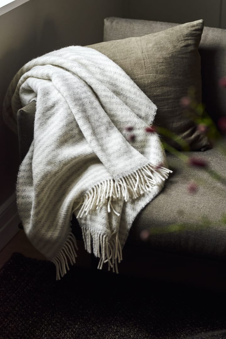 Tidal wollen plaid 130x180 cm, Lichtgrijs Scandi Living