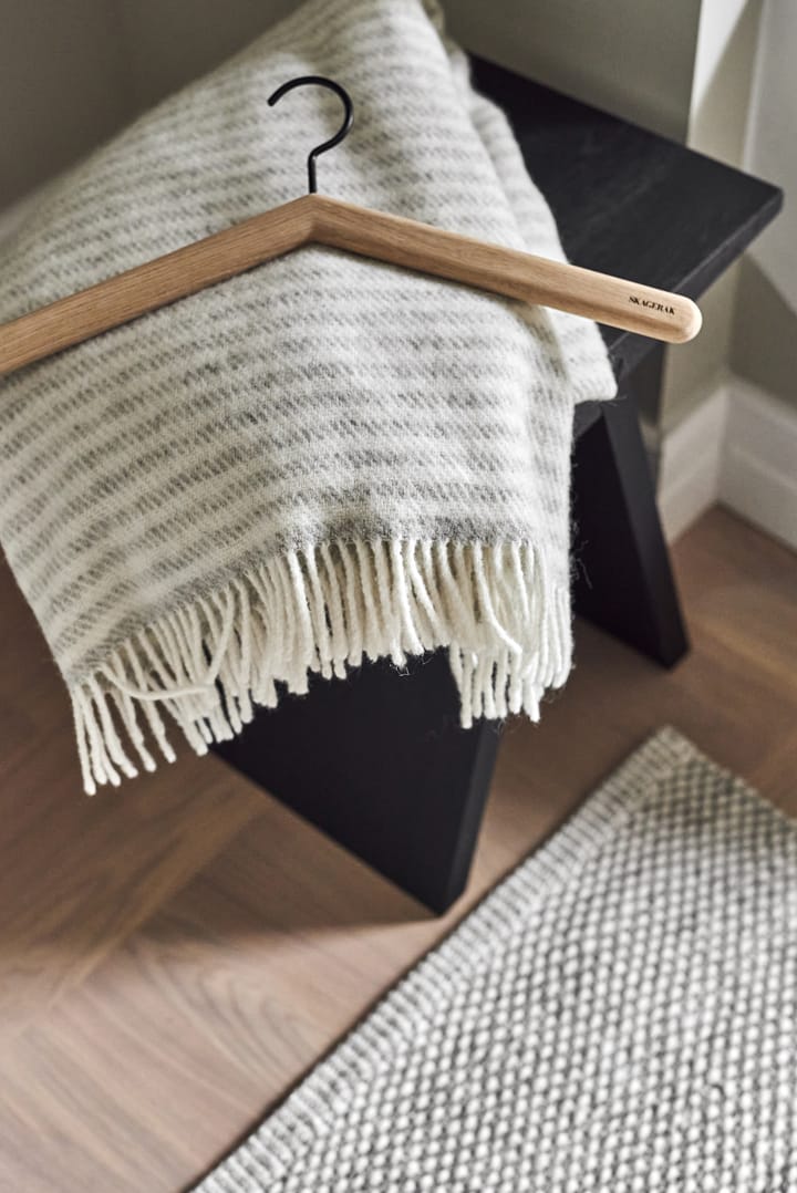 Tidal wollen plaid 130x180 cm, Lichtgrijs Scandi Living