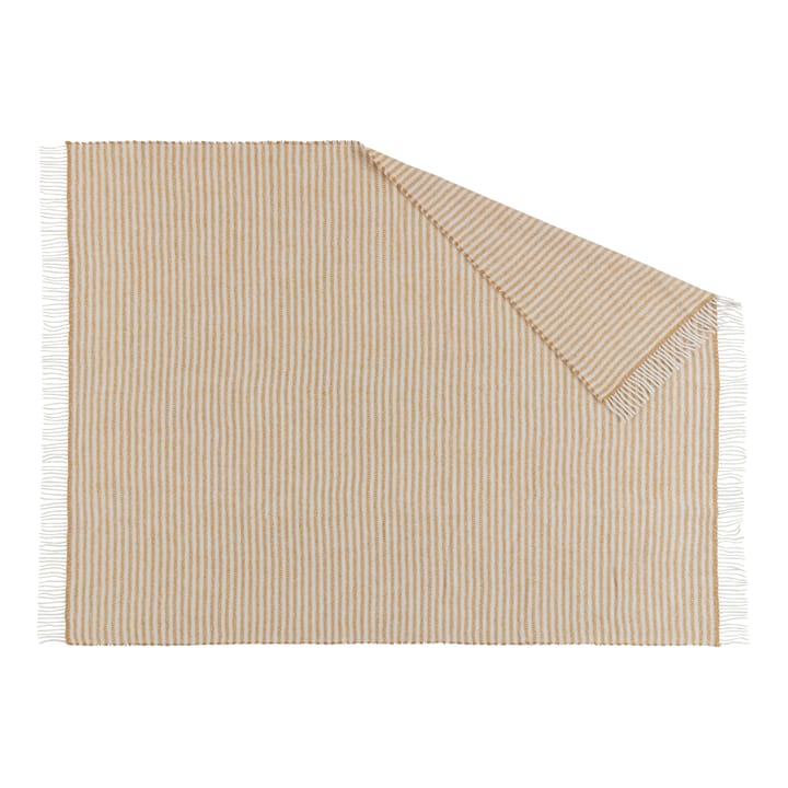 Tidal wollen plaid 130x180 cm, Mosterd Scandi Living